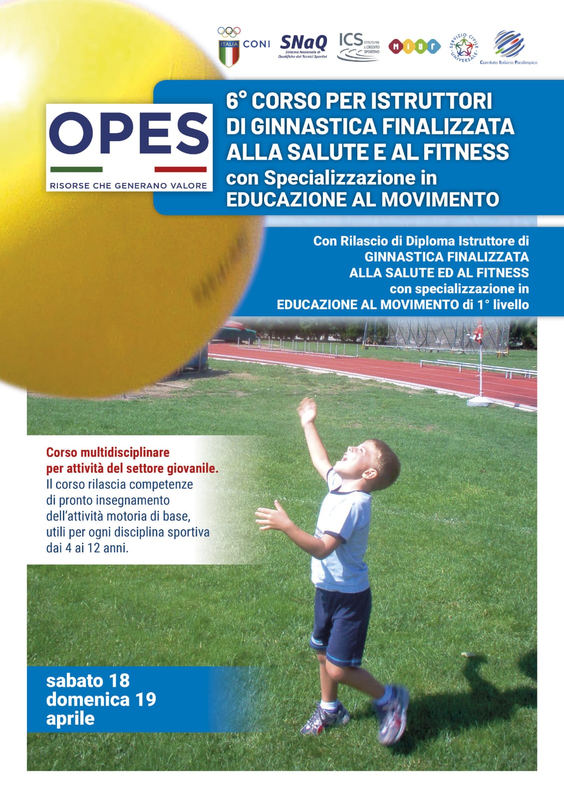 Corso Istruttori Ginnastica